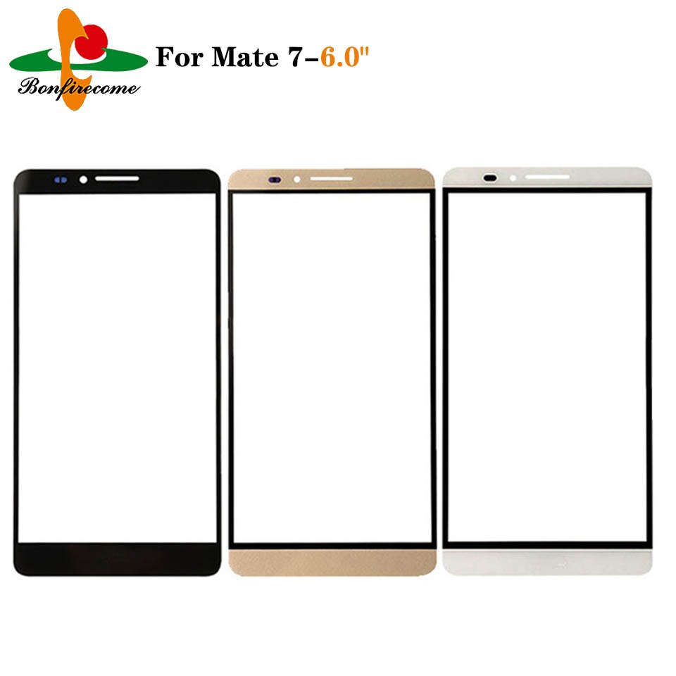 Pantalla exterior para Huawei Ascend Mate 7 MT7-L09 pantalla táctil frontal, pantalla LCD, cubierta de cristal de repuesto