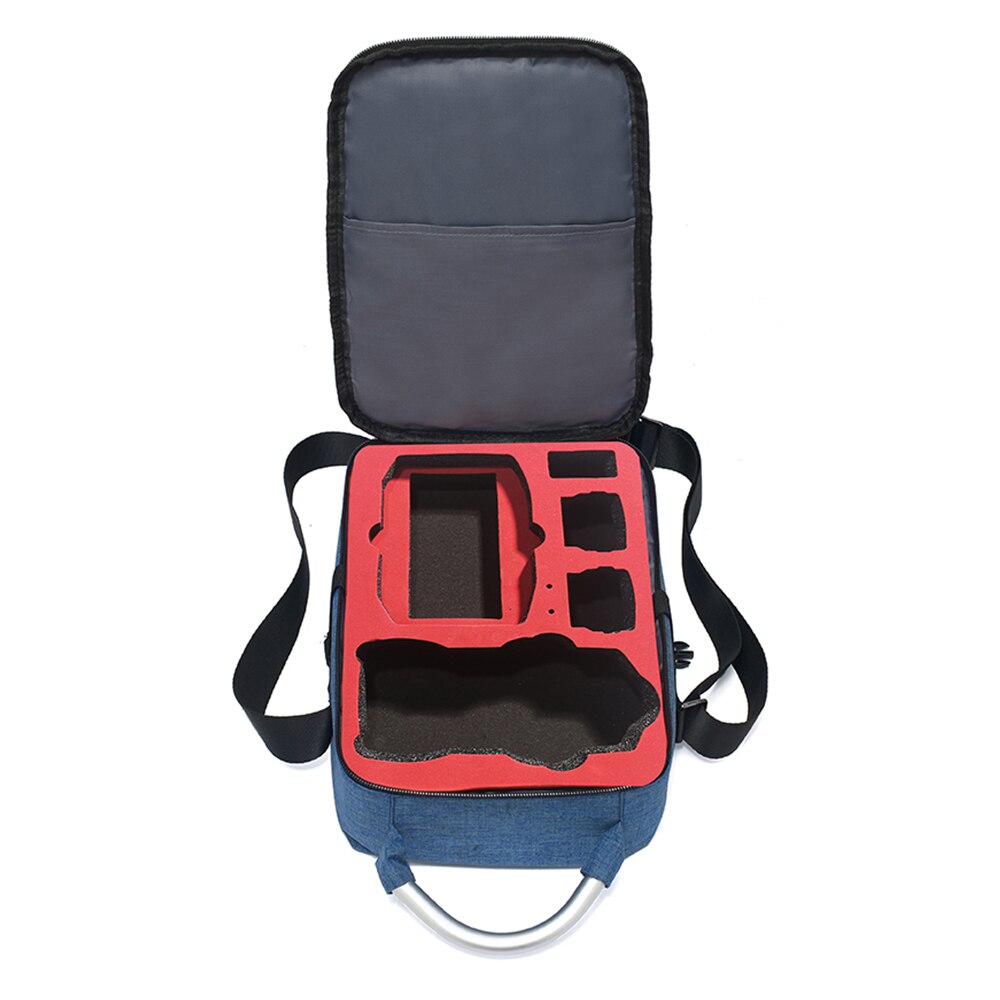 In Stock Mavic Air 2/2S Portable Shoulder Bag Waterproof Carring Travel Case Storage Bag For DJI Mavic Air 2/Air 2S Accessories: Blue red liner