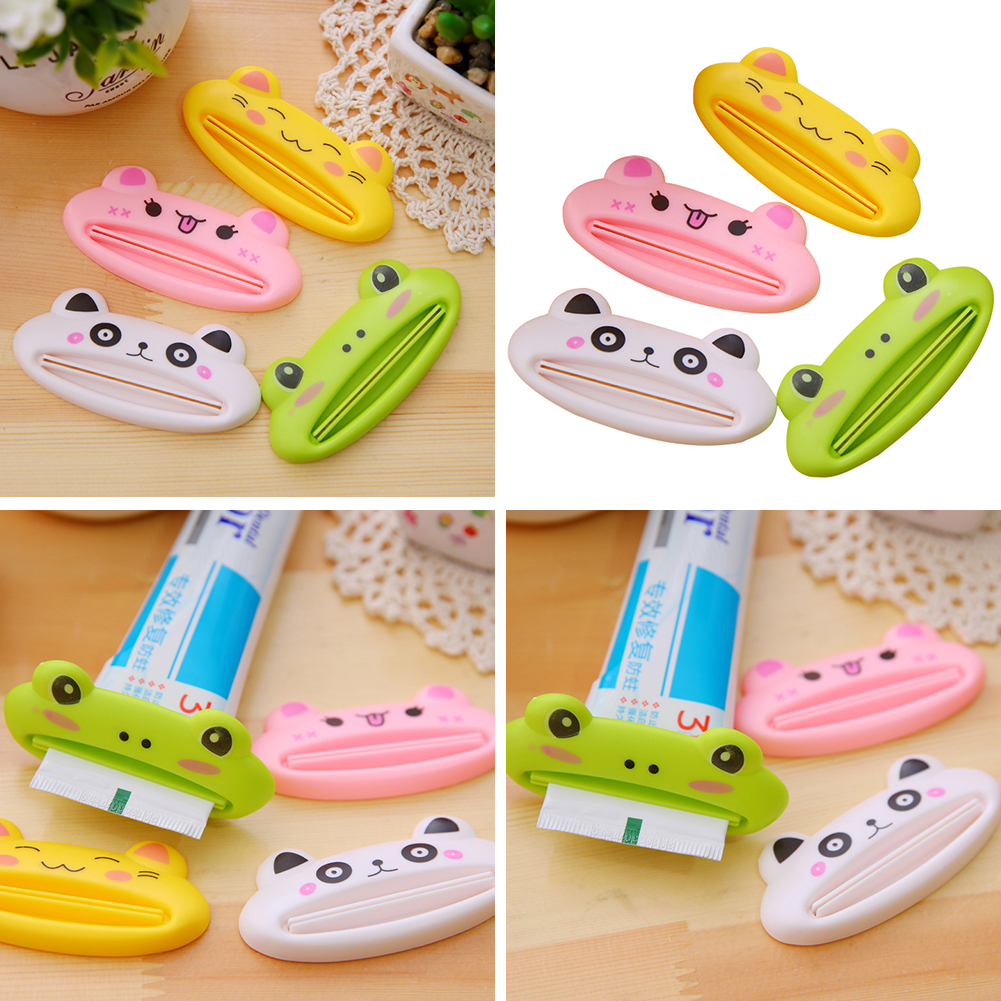 8/5/3/2/1Pcs Bathroom Toothpaste Dispenser Facial Cleanser Squeezer Clip Toothpaste Tube Squeezer Cute Squeeze Toothpaste Device