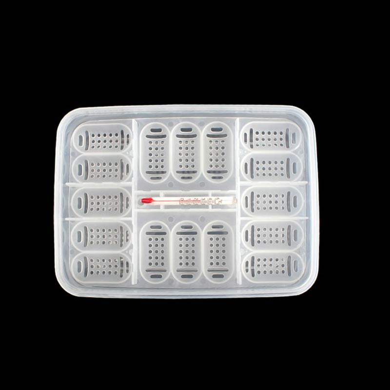 16 Grid Reptile Incubator Position Snake Lizard Crawl Pet Hatching Egg Tray Small Reptile Box Pet Reptile Supplies