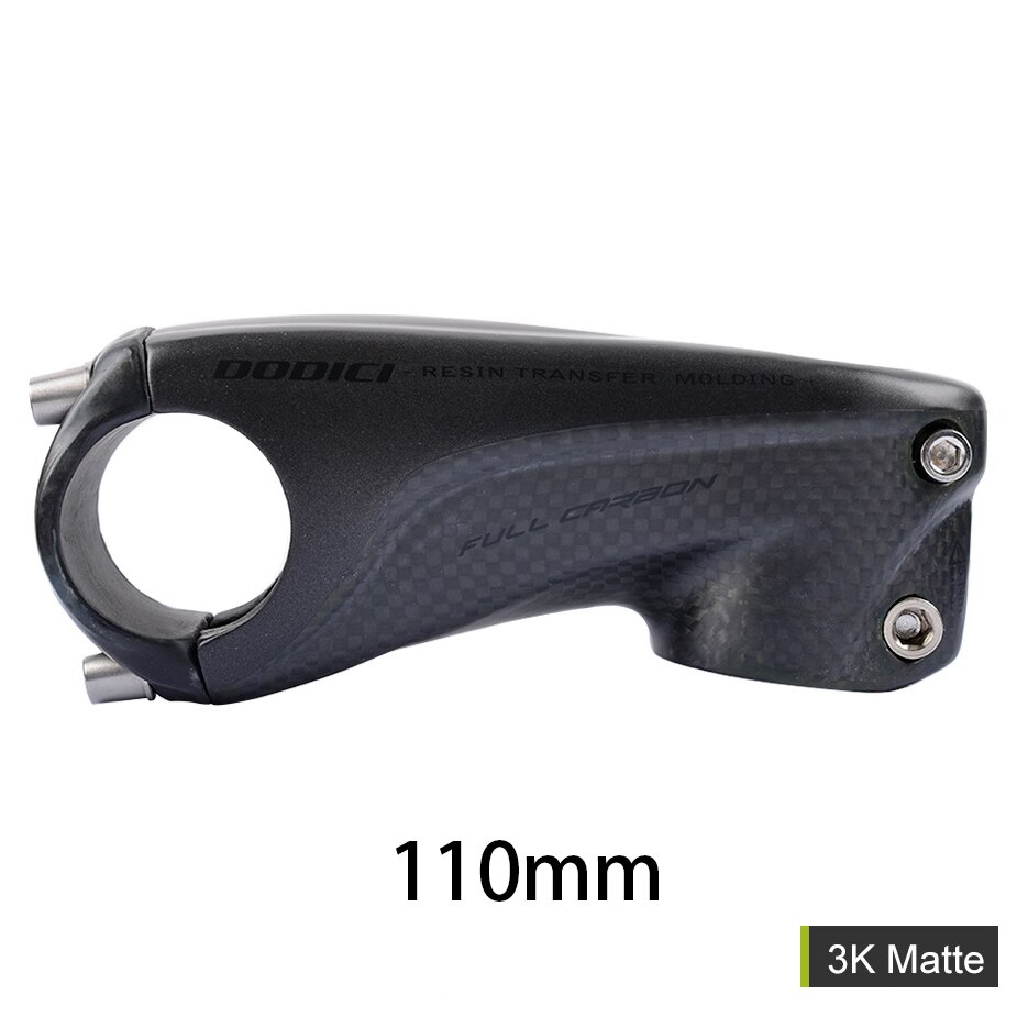 Dodici Full Carbon Fiber Fiets Stem 31.8*80/90/100/110Mm Stuurpen Mtb racefiets Stuurpen 6 Graden Fietsen Stuurpen Onderdelen: Matte 110mm