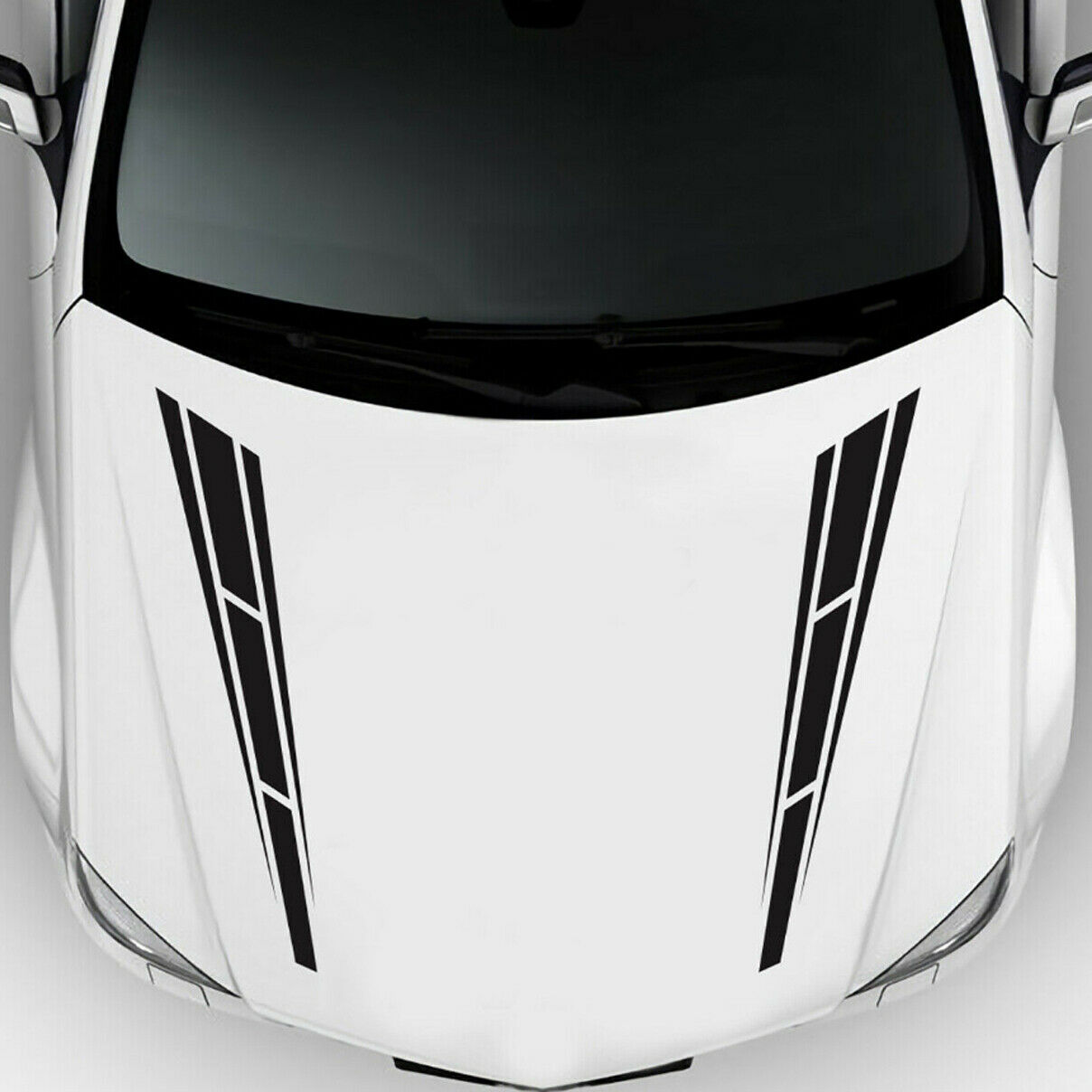 6Pcs set Car Side Body Sticker Graphics Hood Mirror Vinyl Decal Universal