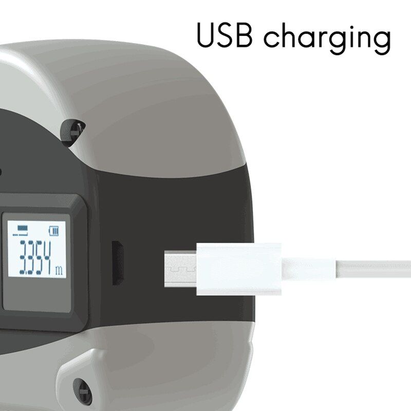 2 in 1 Electronic Ruler Digital Display Multifunction Precision Infrared Meter Distance Meter Surveyor