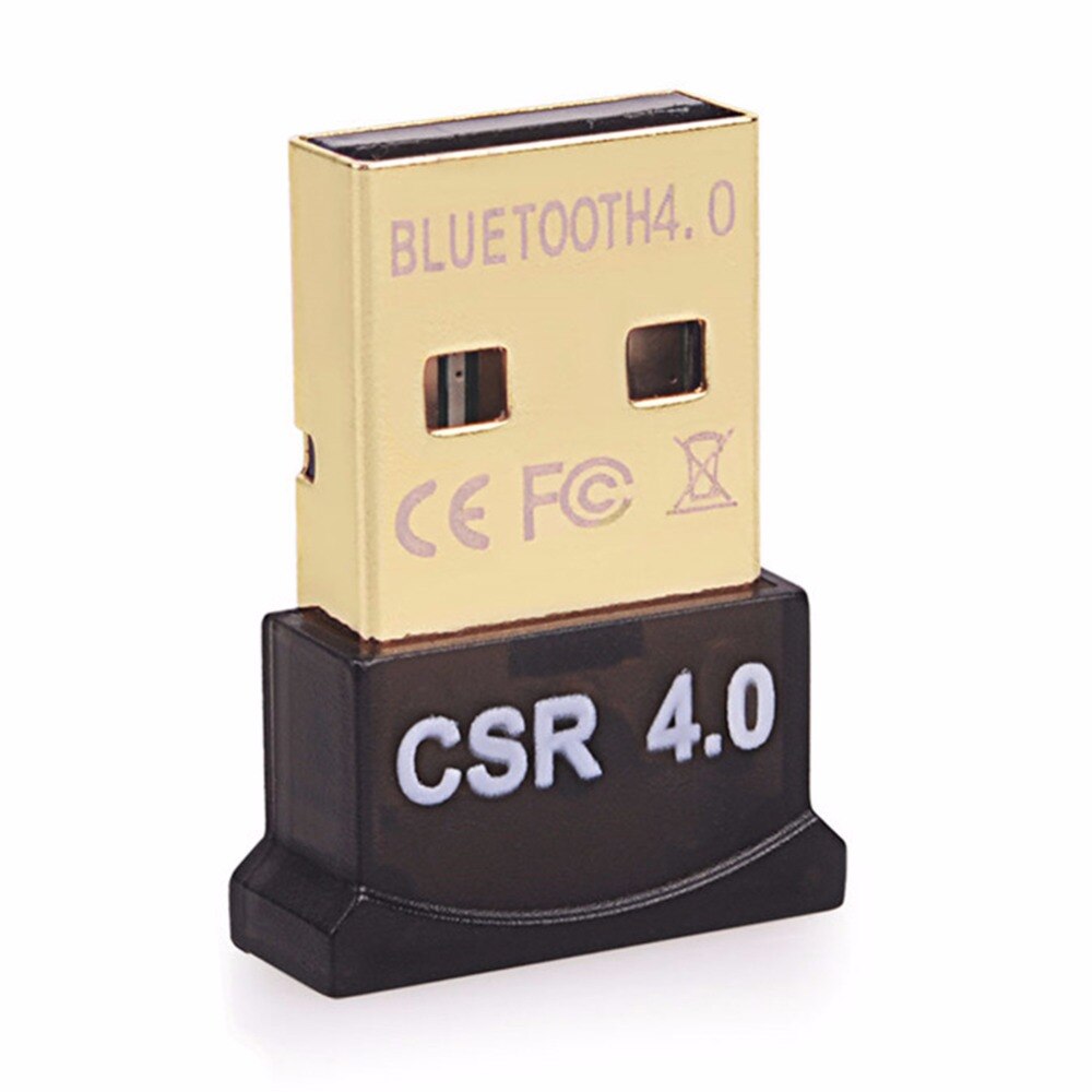 Mini USB Bluetooth CSR 4.0 Adapter Ontvanger Zender Draadloze Dongle met Geïntegreerde Antenne en Vergulde Connector