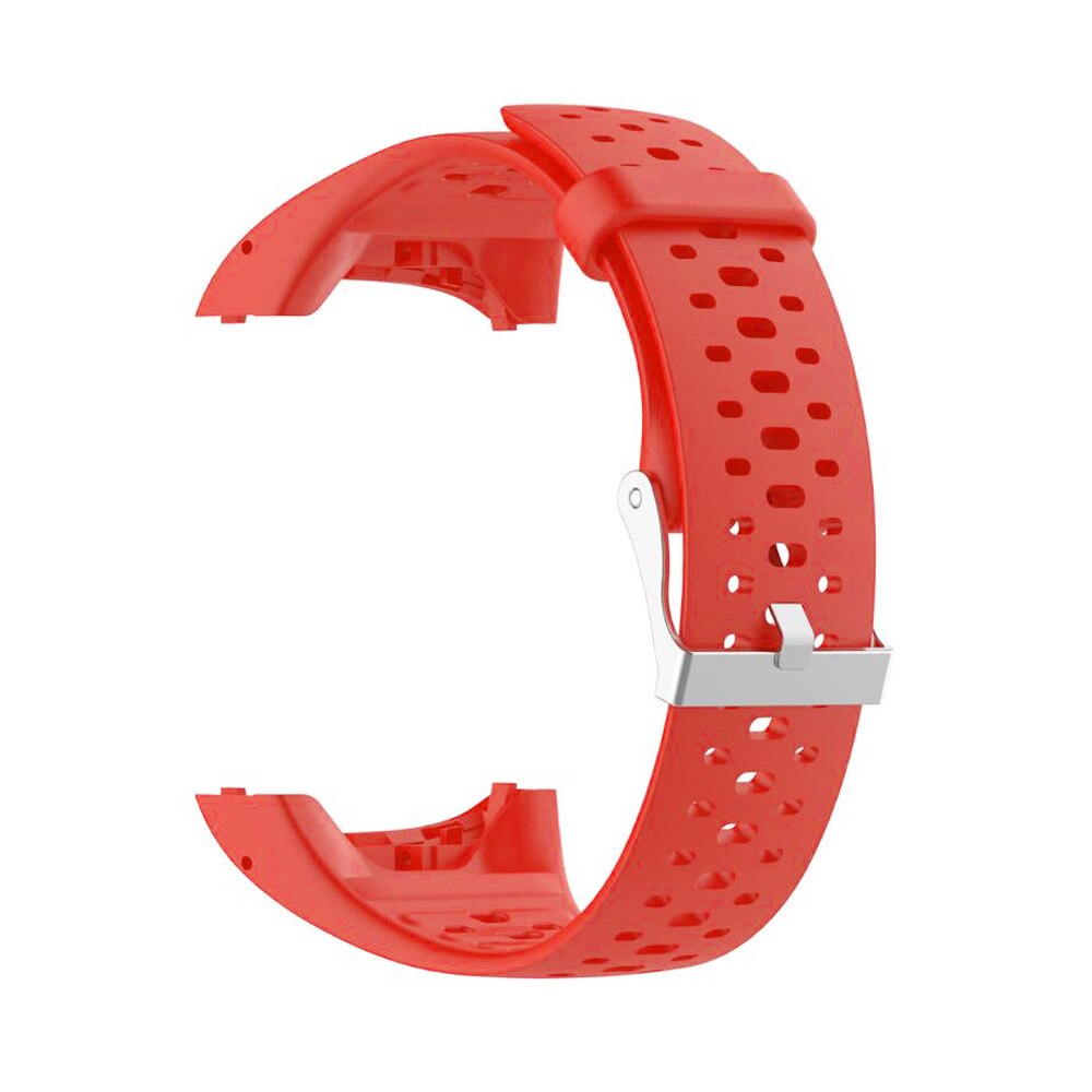 Zachte Siliconen Polsband Vervanging Voor Polar M430 Smart Sport Horloge Band Met Gereedschap Polsband Voor Polar M400 Armband: Rood / for Polar M430