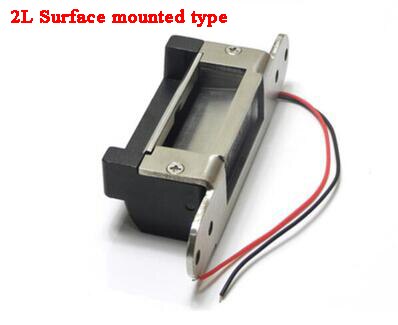 12V Powered Adjustable Electric strike NO NC Electronic door lock Fail secure Fail safe Swing Door Lock Building Automation: Kit3