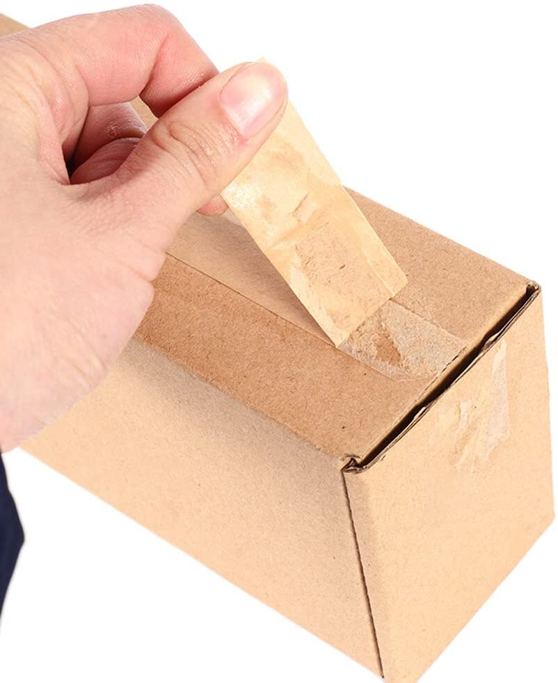 Ultra Durable Water-Activated Tape for Secure Packing. 30 meters long Brown Kraft Gum Tape