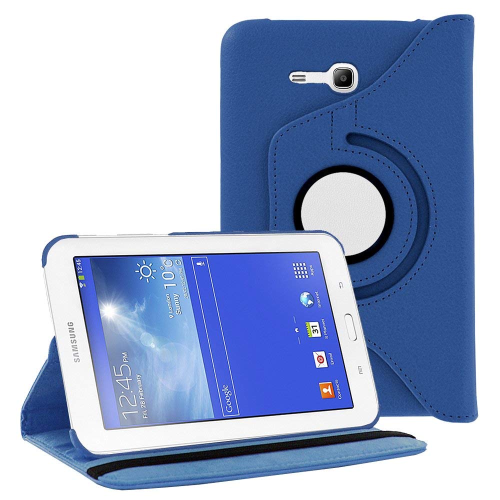 Case for Samsung Galaxy Tab 3 Lite 7.0 T110 T111 T113 T116 Stand Cover for Samsung Tab 3 Lite 7 Case 360 Rotating Pu leather