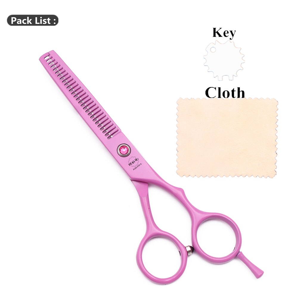 5.5" AQIABI Hair Cut Hairdressing Scissors 440C Thinning Scissors Barber Shears Hair Scissors A1013: A1013 Fen T 55N