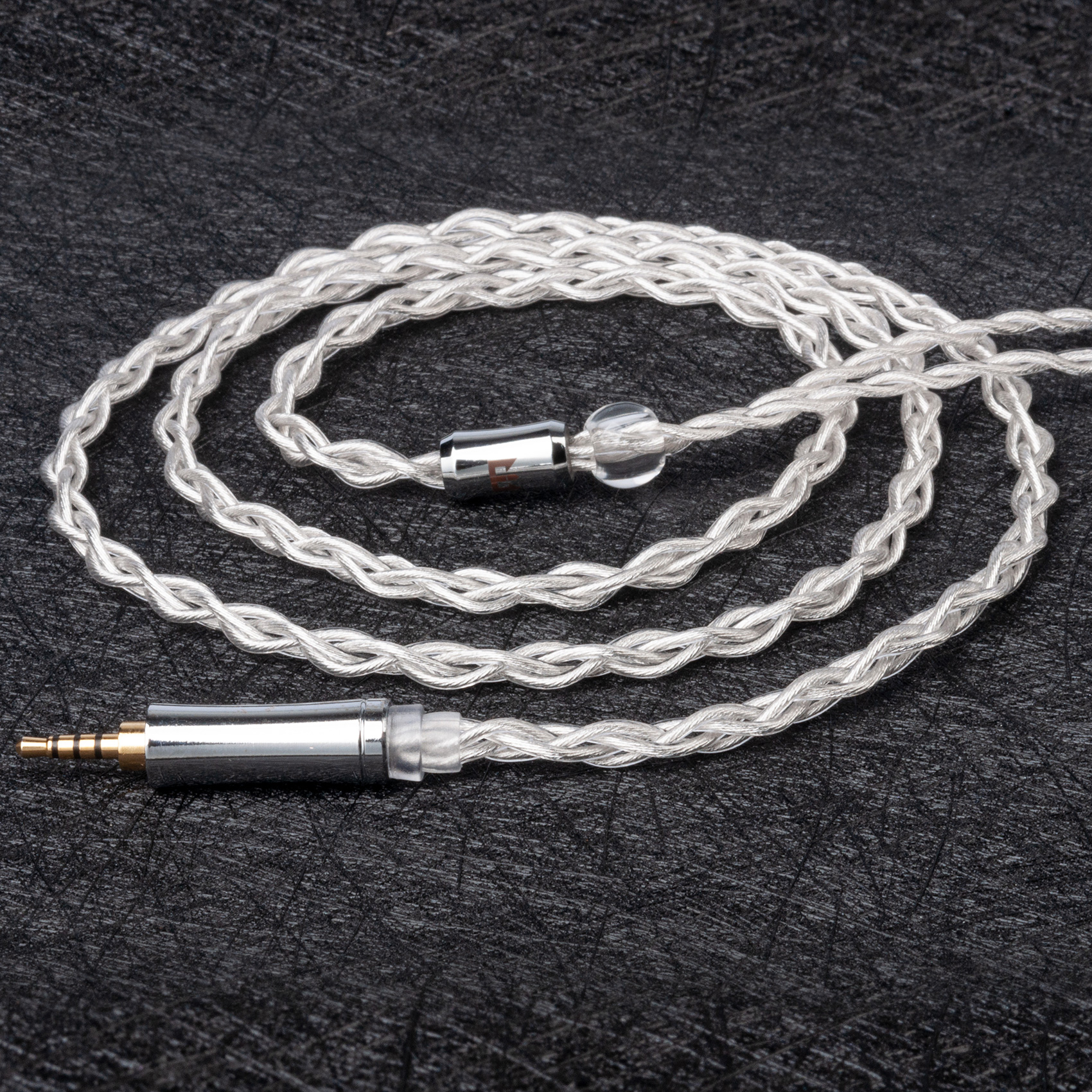 TRI Through 4 Core High purity 5N Single Crystal Copper winding cable 2pin/MMCX/QDC/TFZ with 2.5/3.5/4.4 Connector KS2