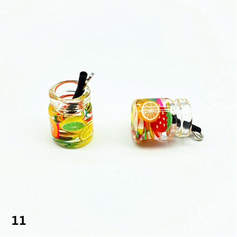 4pcs Bottle Shape Beads Accessories for Jewelry Making Bracelet Pendant Necklace Earrings DIY: 11