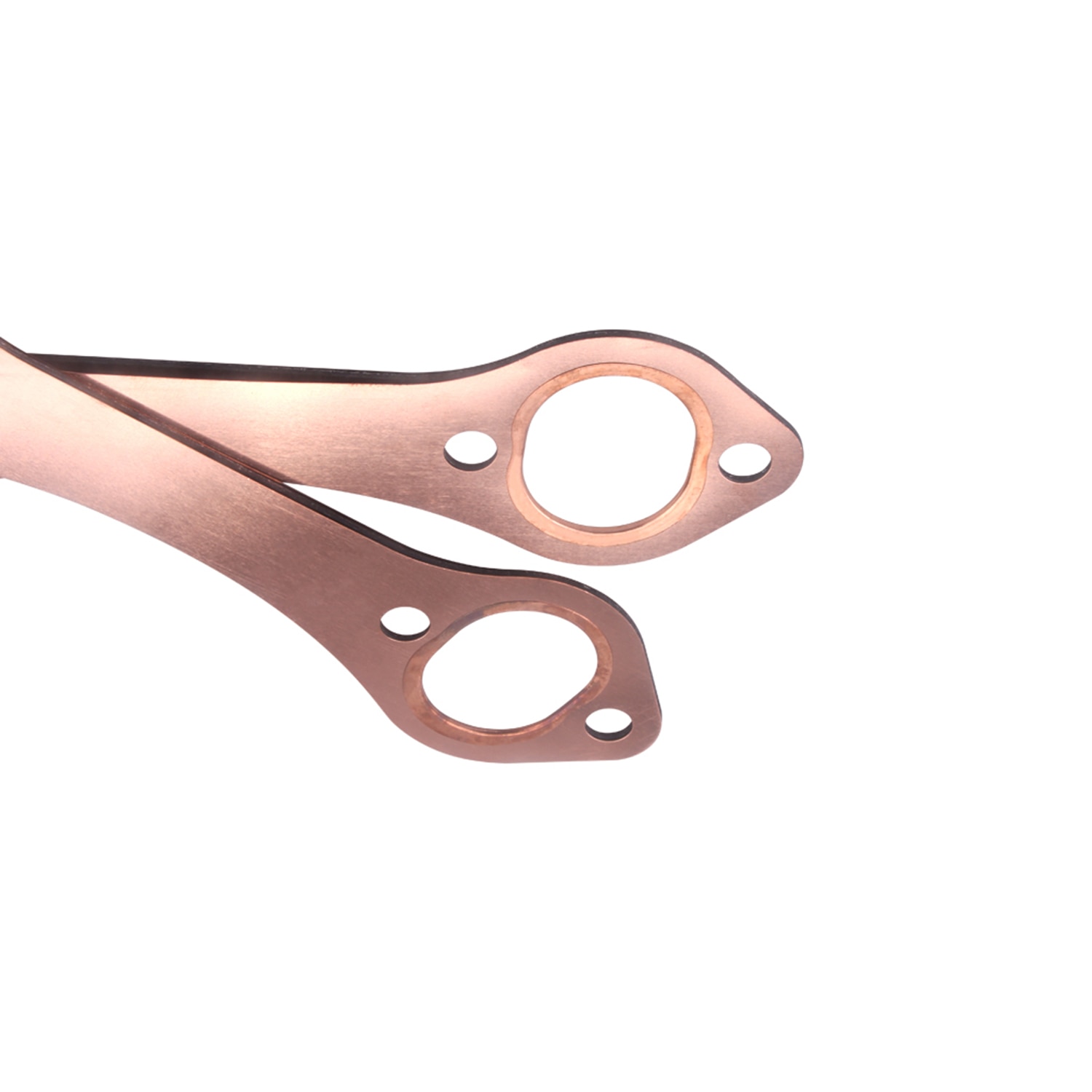Car SBC Exhaust Gaskets Oval Port Copper Header Reusable Replacement for Chevy SB 327 305 350 383 Car Accessories
