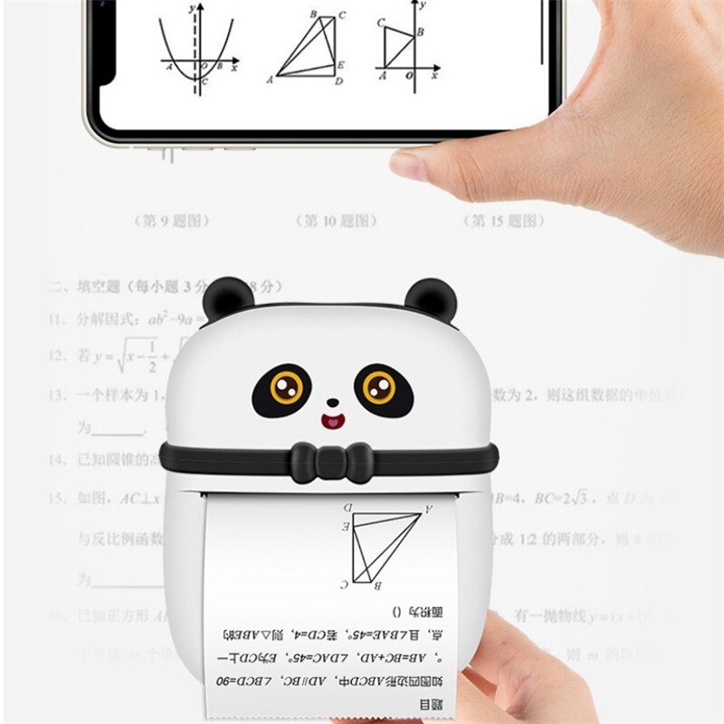 Pocket Photo Bluetooth Thermische Printer Mini Portable Mobiele Notities Printer Photo Printer Voor Android Telefoon