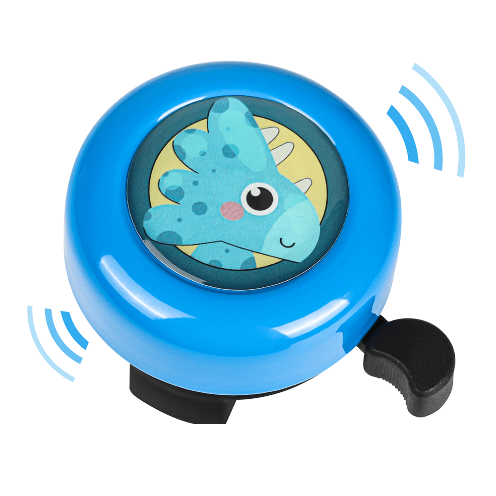 Timbre de bicicleta para niños, Mini anillo de ciclismo bonito, alarma de advertencia para Scooter, triciclo, manillares deportivos, bocina, accesorios para bicicleta: Blanco