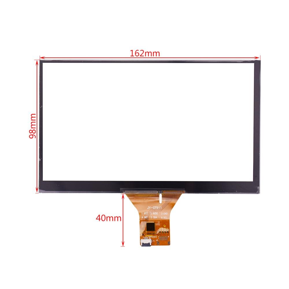 7inch 163*98mm 98*163mm Digitizer Glass Monitor Industrial Capacitive Touch Screen Styles are Sent Randomly