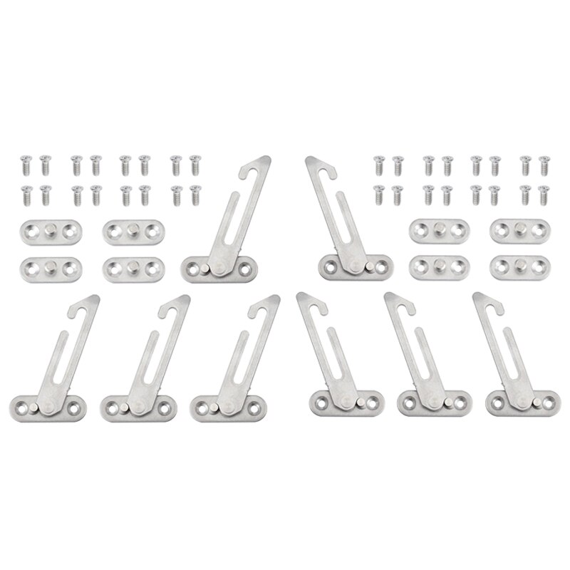 4Pcs Window Restrictor Locks for Upvc Window Restrictor Hook Security Lock Stainless Steel Child Lock Restrictor