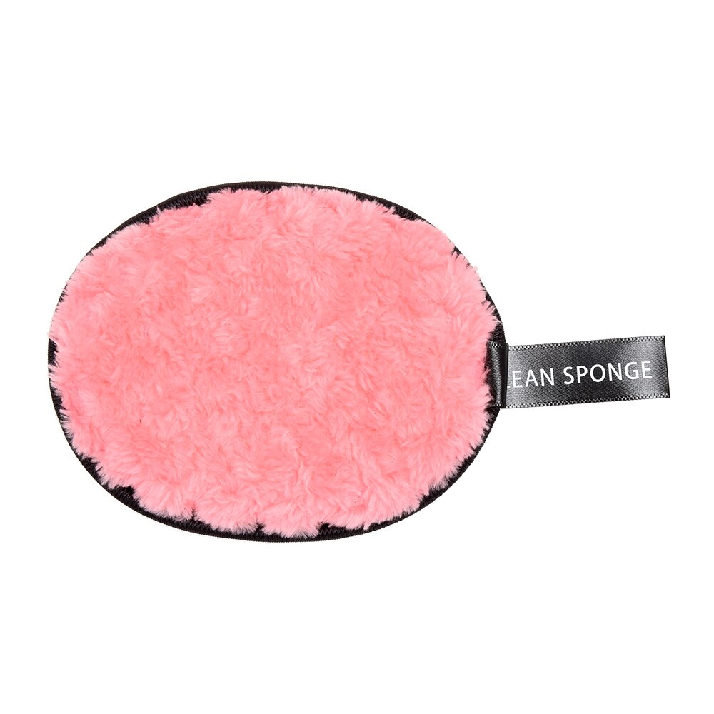 Tampons de coton nettoyant 4 couleurs au choix, éponge synthétique bouffante démaquillante pour femmes élégantes filles outils de maquillage 1 pièces: A Pink