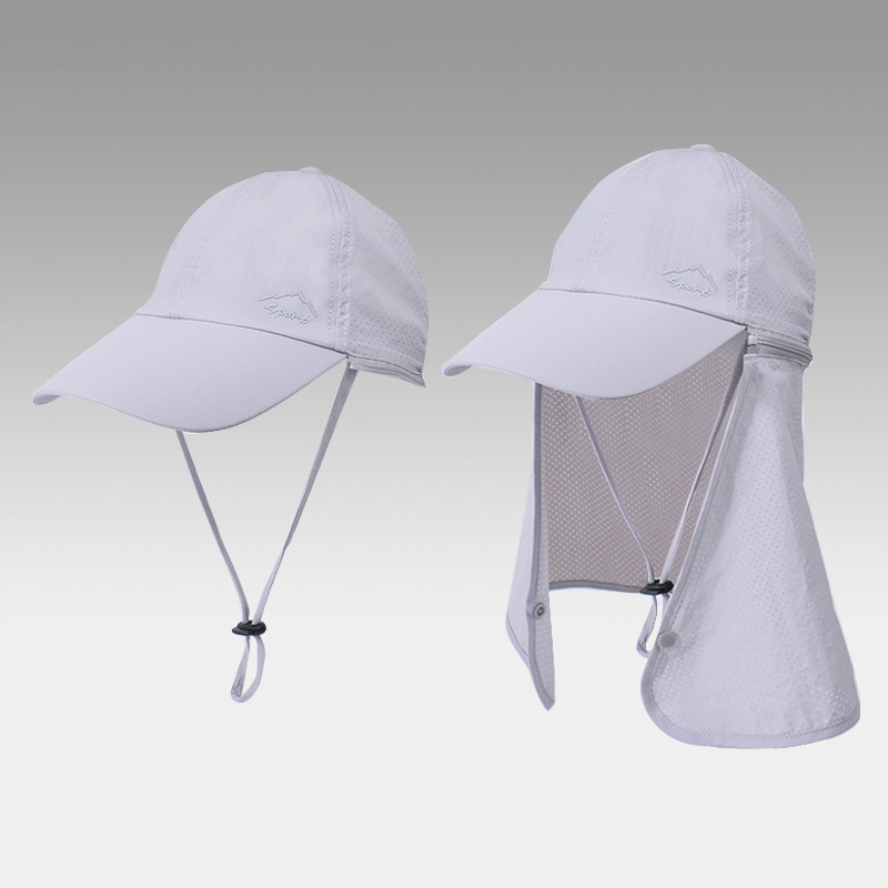 Gorra de pescador con protección UV para hombre, gorro de pescador de secado rápido para senderismo al aire libre, sombrero de cubo extraíble para el sol, bufanda de Panamá