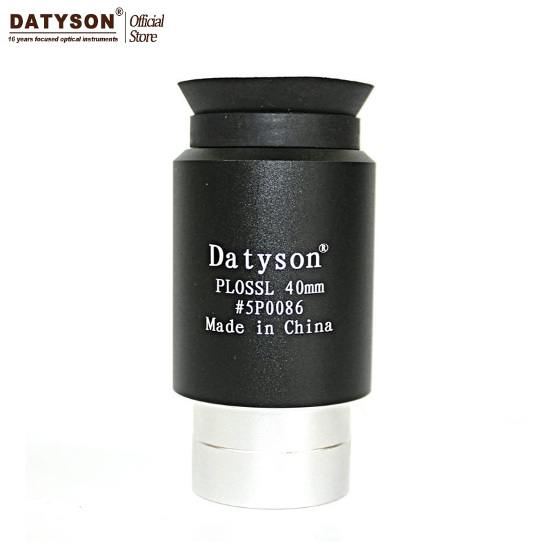 Datyson 1.25" 40mm Plossl Telescope Eyepiece with Filter Thread Astronomic Telescopio Adapter