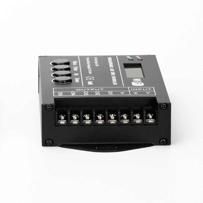 Time LED Controller Wireless Wifi TC421 Programmable DC12V 24V Multi-functions LED Dimmer Controller for RGBW RGB LED Strip