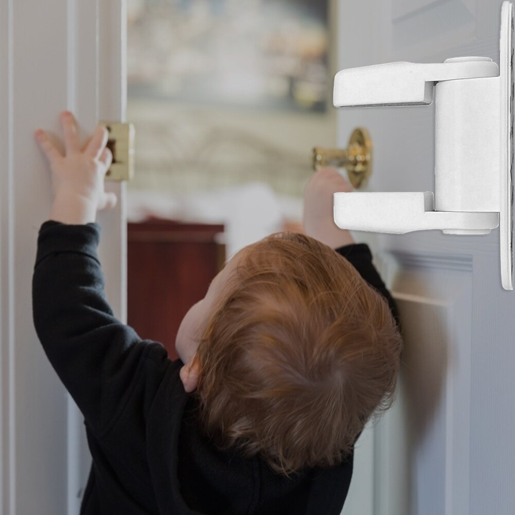 Home Veiligheid Window Lock Deur Hendel Lock Anti-Push Duurzaam Multi-Functionele Kind Proof Slaapkamer Deuren Lock Baby veiligheid Klink