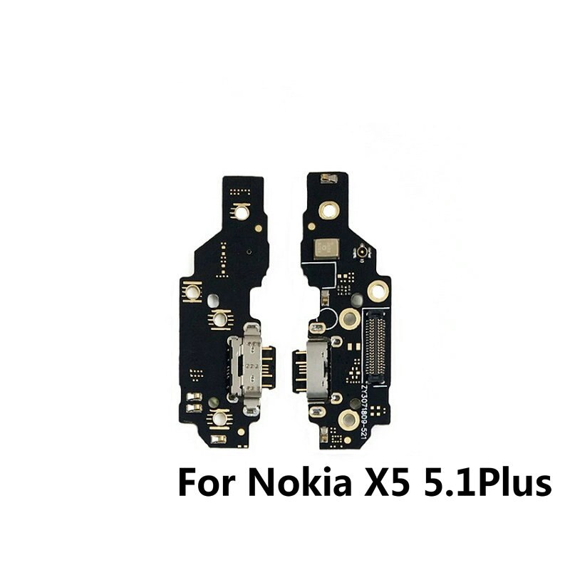 Carte de prise usb pour chargeur nokia 2 2.1 3 3.1 plus 5 5.1 6 6.1 7 7.1 plus 8, pièces de rechange pour module de port usb de charge: Pour nokia  x5 5.1 plus
