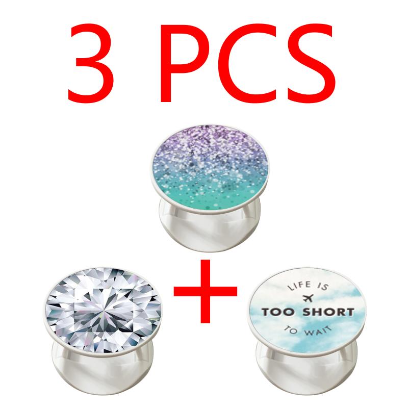 Round Finger Grip Mobile Phone Holder Expanding Stand Grip Support Anti-Fall Foldable Universal for Smartphone: A811A1196A1279