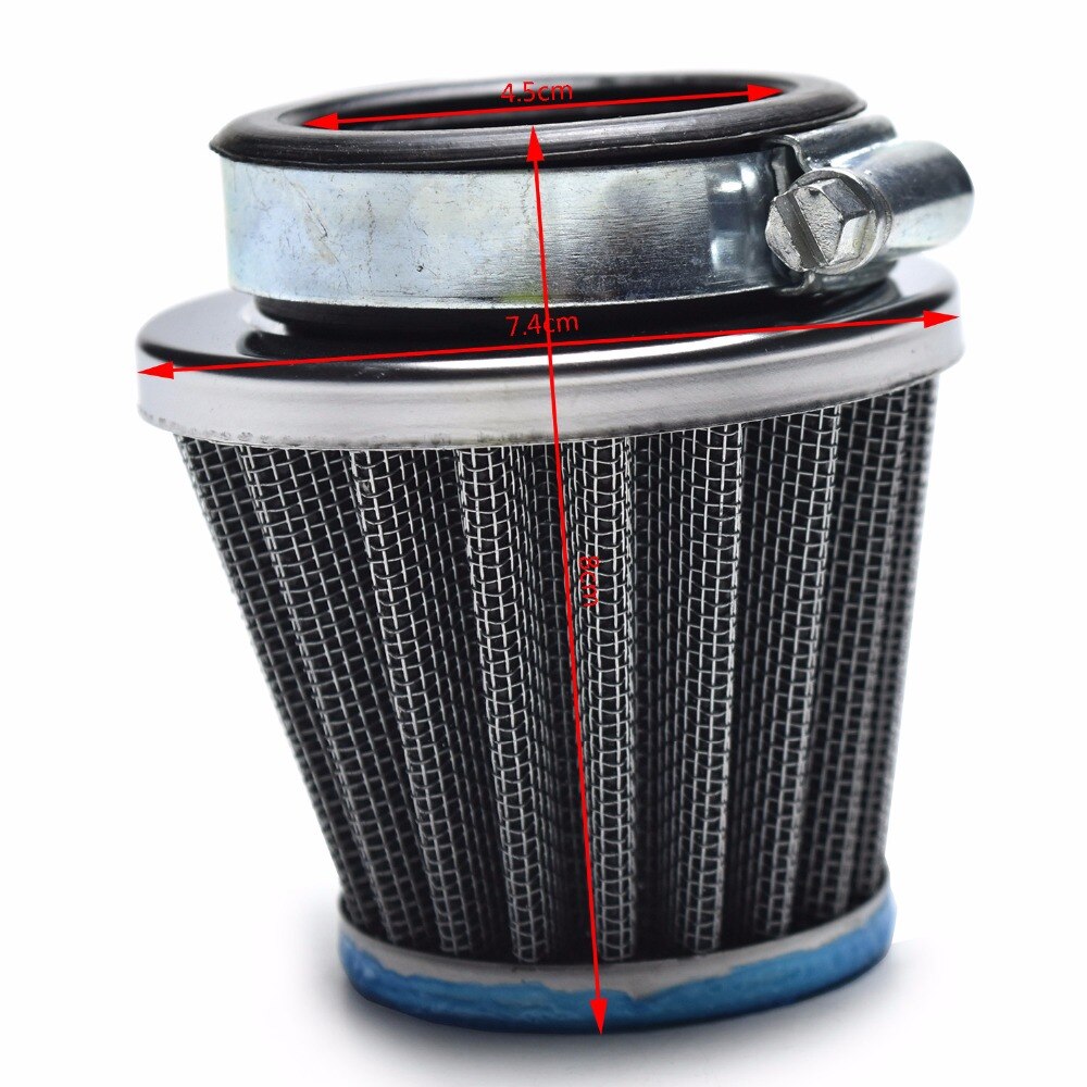 45mm Chrome Air Filter For CRF50 XR50 Motorcycle A... Grandado