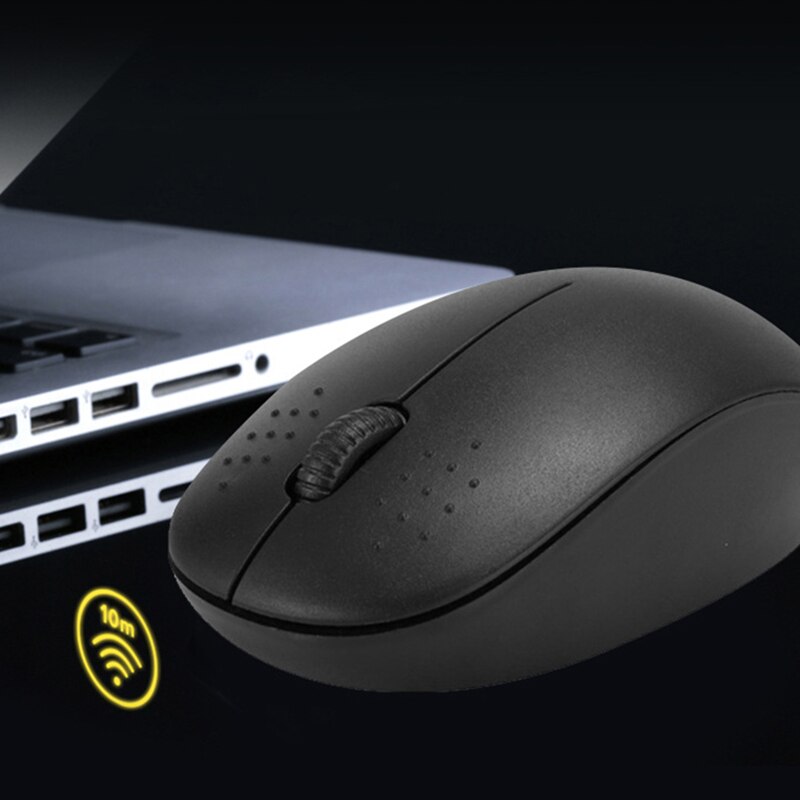 Mini Wireless Notebook Mouse Macaron Color Mouse Anti-slip Texture Roller Within 10m Connectable Ergonomic Mouse QJY99