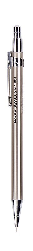 M&amp;G Full Metal Mechanical Pencil 0.5mm 0.7mm for Drawing and Writing School Supplies Get 2 Free Leads: 1PC 0.5mm Golden