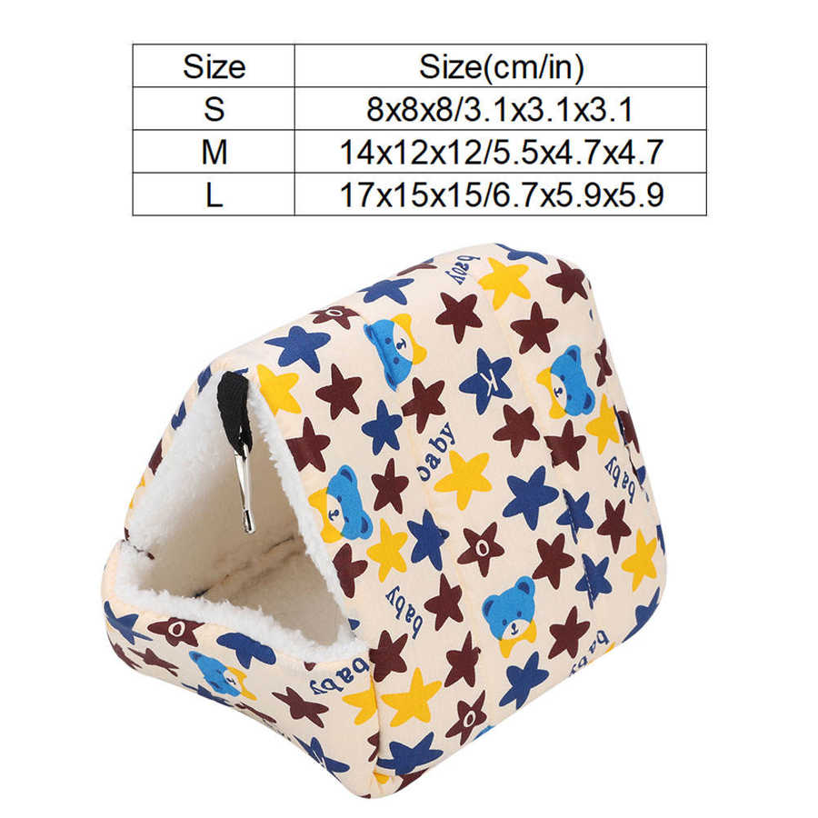 Huisdier Vogel Hamster Fret Rat Hangmat Opknoping Kooi Bed Huis S/M/L