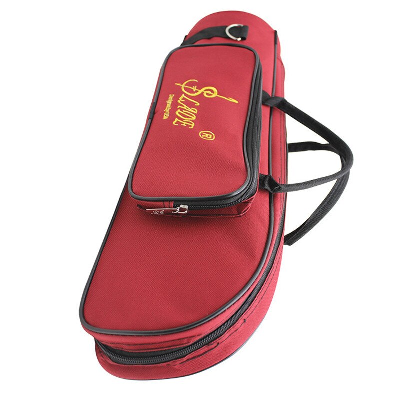 Slade draagbare trompet opbergtas, waterbestendig oxford doek, verstelbare schouderriem, trompet opbergtas: C