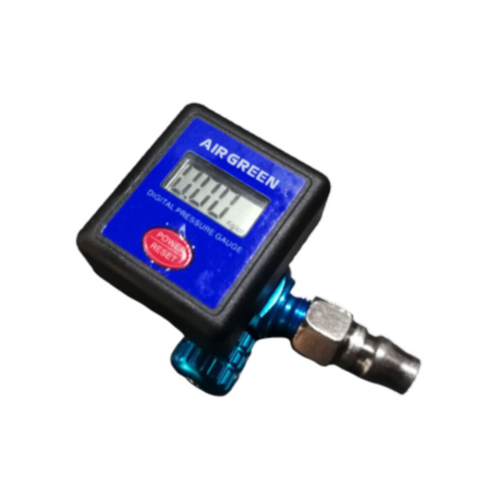 Air Pressure Regulator Gauge 1/4\" Digital Spray Paint Air Flow Regulator Air Pressure Regulator Gauge