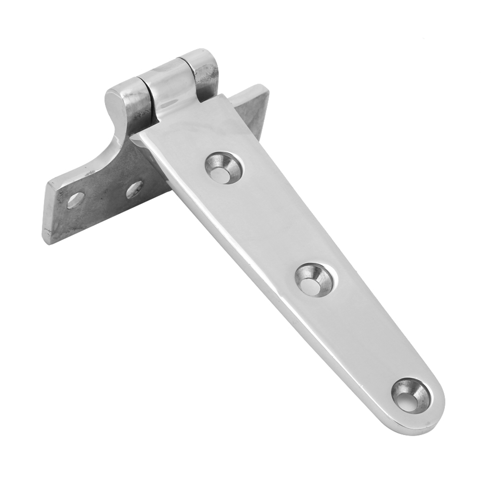 Dørhengsel t-type hengsel havn støthengsel fortykket rustfritt stål t-type hengsel hjem dør porttilbehør 151*75*4.5mm hengsler