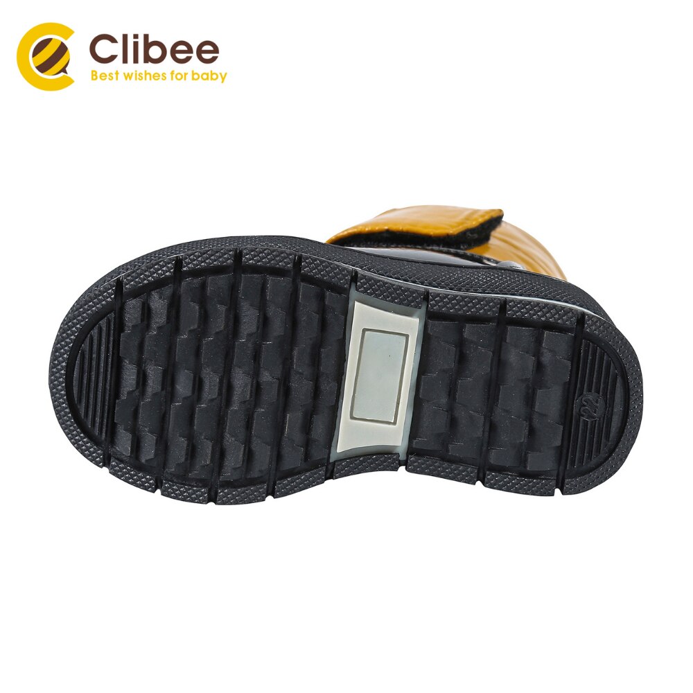 Clibee Mädchen Jungen Winter Schnee Stiefel freundlicher Warme Wasserdichte Anti-Unterhose Anti-Kollision Höhe-schneiden Außen Schuhe freundlicher Stiefel 22-27