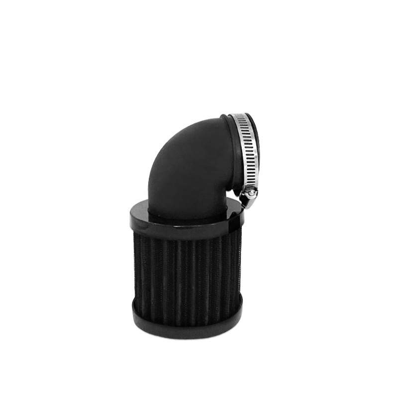 28–48 mm Universal--Motorrad 90 ° Biege Luft Aufnahme Filter Reiniger Schmutz Fahrrad BobberChopper Cafe Rennfahrer alt Schule: Armee Grün
