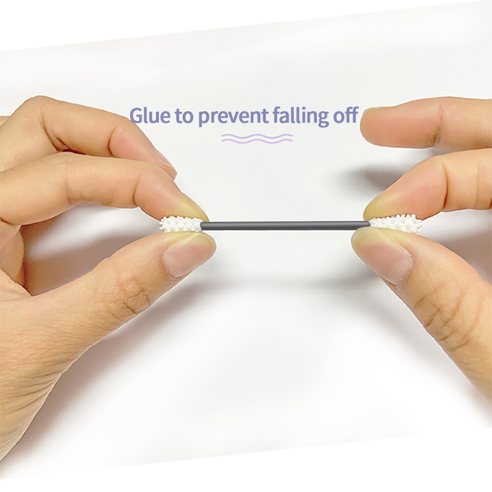 Coton-tiges réutilisables en Silicone, 4 pièces, bâtonnets avec miroir pour le nettoyage des oreilles, cosmétiques