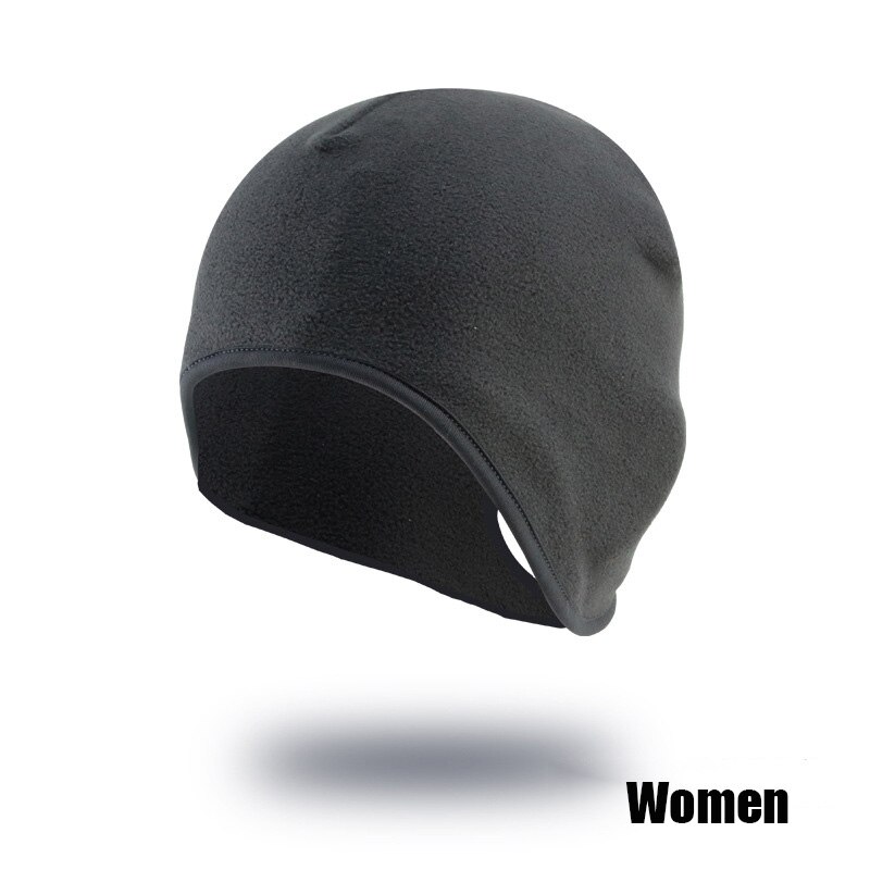 Cykelhjelm kasket vinter varm fleece kasket ride pandebånd sport bandana cykel mut løb hat cykel cykel kasketter gorra ciclismo: Grå (kvinder)