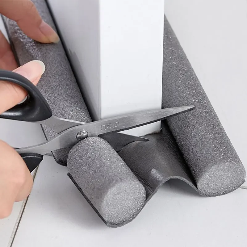 Tapón de tira de sellado inferior de puerta Flexible, protector de burlete para puerta, bloqueador de polvo y viento, tapón sellador, sello de puerta, superventas