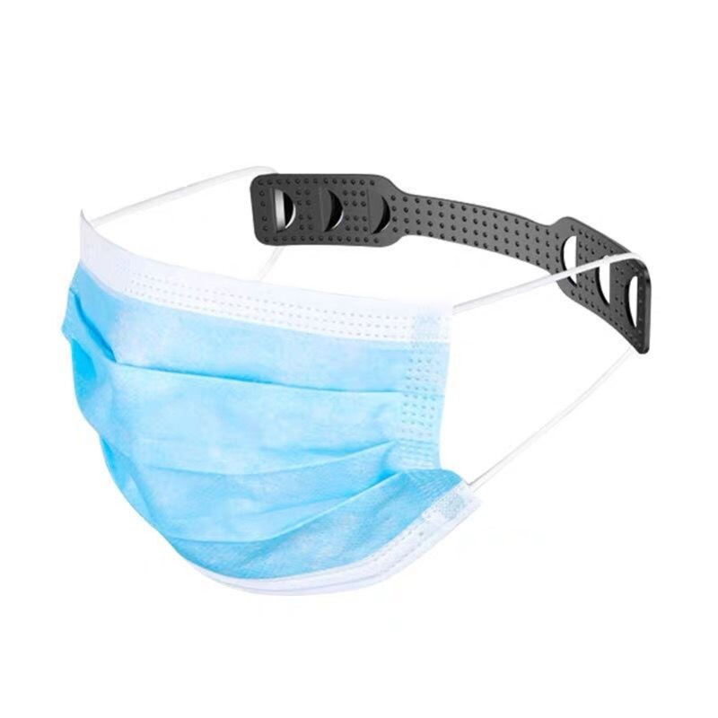 Gancho para mascarilla de a la , hebilla para el sostenedor de ajuste del oído antidolor para máscara facial, banda de línea de extensión, montada en la cabeza