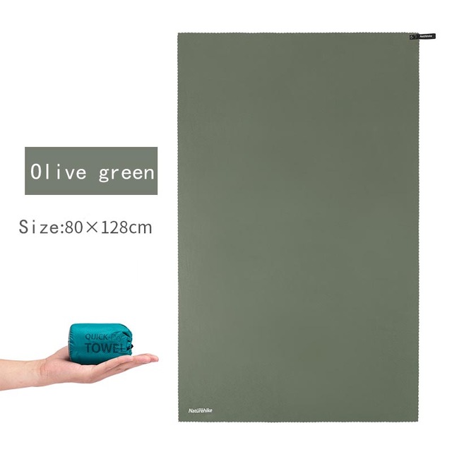 Naturehike reisehandtuch mit tragetasche, schnelltrocknend, saugfähig, Ideal für Sport, Camping, Fitness, Strand und schwimmen: Blau