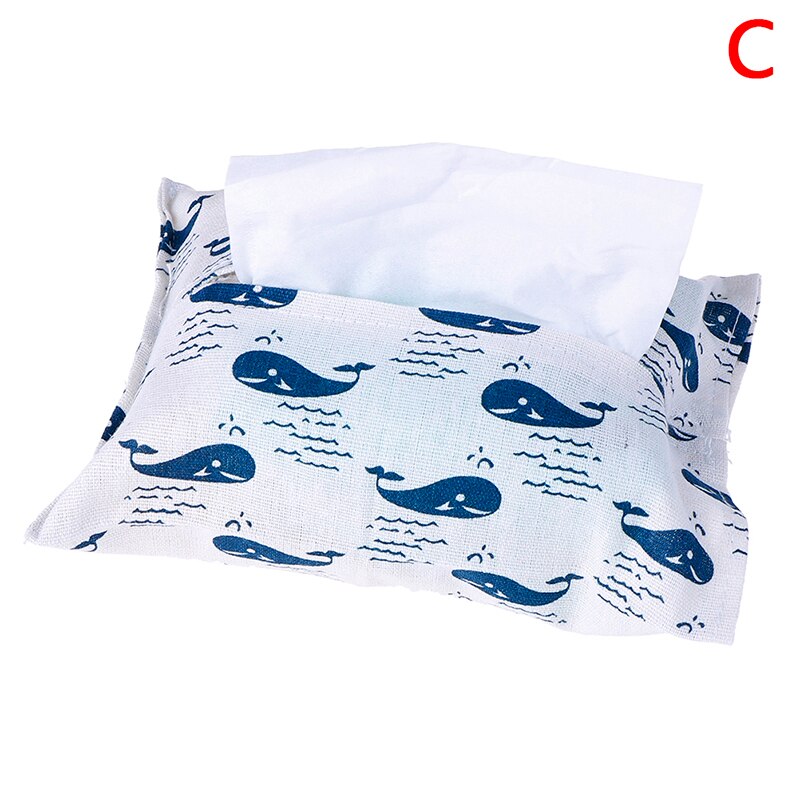 Bärbar ansiktsservett låda lock hållare pappersförvaring rbag löstagbar tissue servett pappershandduk hem badrum bil dekoration: C