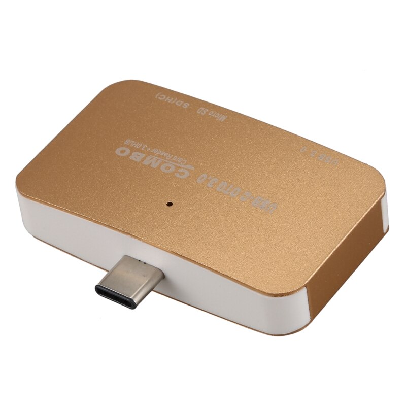 Multifunction USB Type-C Hub USB-C to USB3.0 with SD/TF Card Reader Type C Splitter Adapter for PC Laptop Accessories