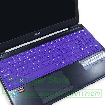 15.6 klawiatura silikonowa obudowa ochronna skóry dla Acer Aspire E5-511G E15 ES1-512 VN7-791G extensa 2508 ES1-531 EX2519 EK-571G: allpurple