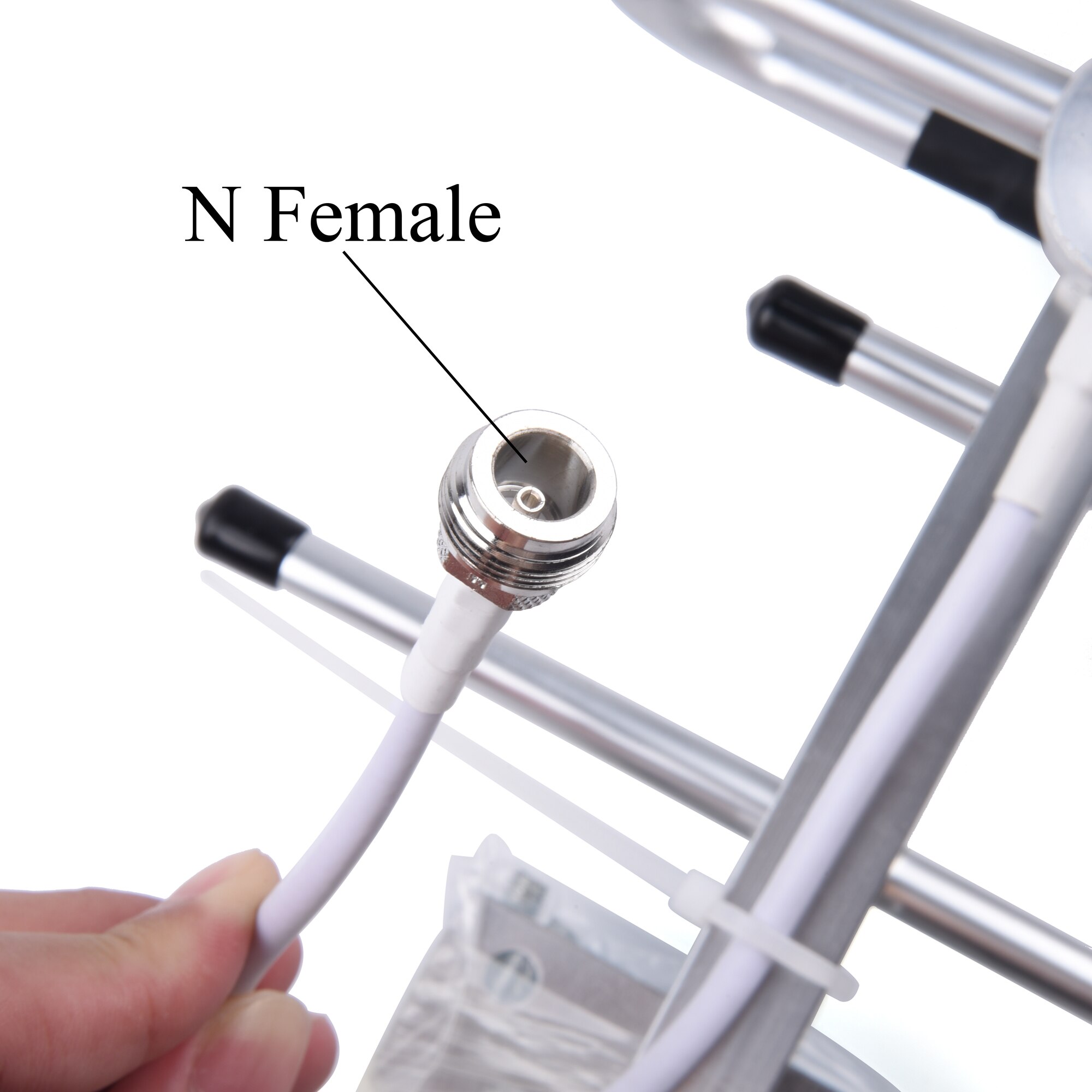 2G/3G/4G Lte 10dBi Antenne 698-2700Mhz Outdoor Draadloze Yagi Antenne N vrouwelijke Connector Fit Signaal Versterker Repeater