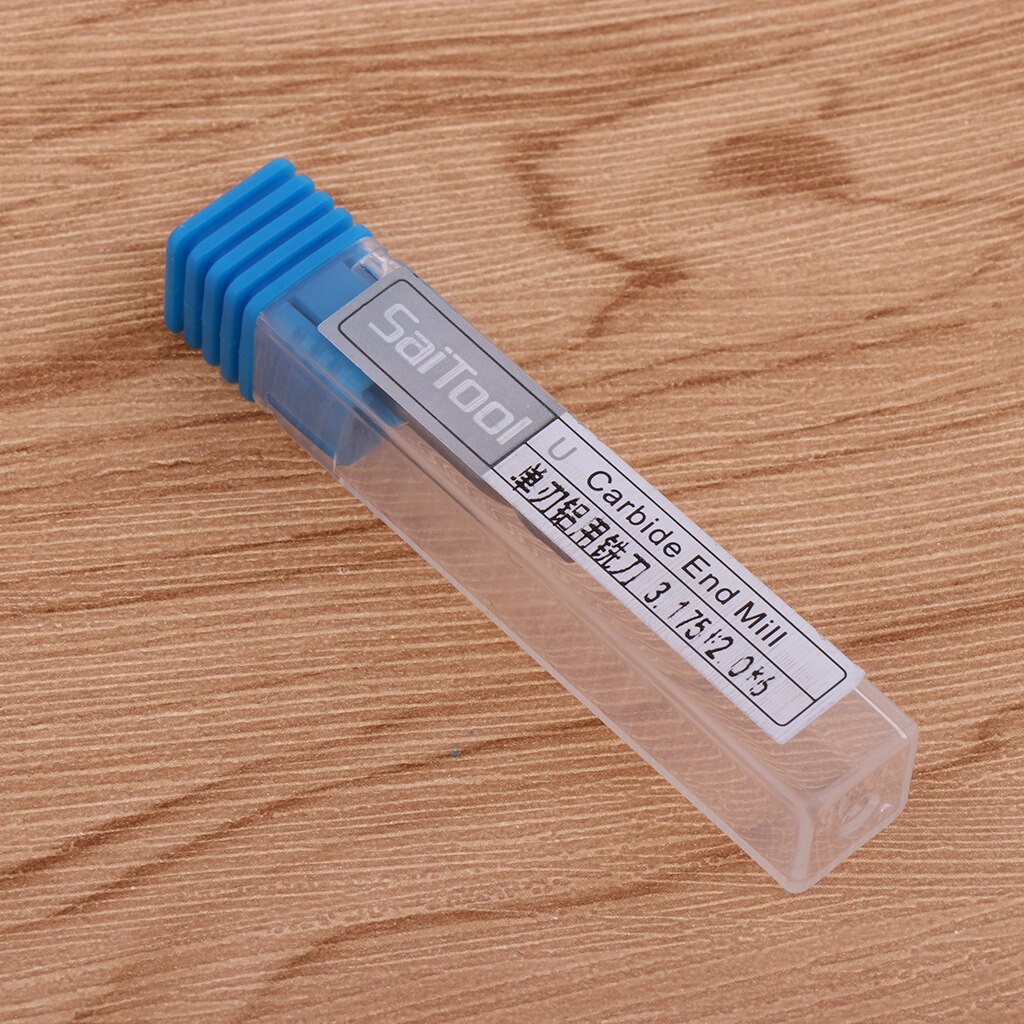 5 Maten Carbid Frees Bits Wolfraam Stalen Frees Cnc Spiral Router Bit Enkele Fluit