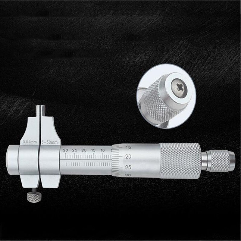 Precision Inner Diameter Micrometer 5-30mm Hole Diameter Measurement Micrometer Measurement Caliper Spiral Micrometer Tool