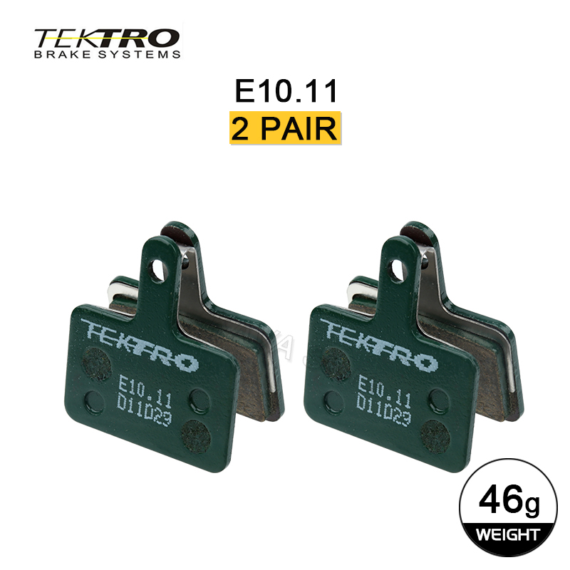 Pastillas de freno de disco Tektro MTB, pastillas de freno de disco hidráulicas de resina metálica, pieza de repuesto para freno de bicicleta de montaña para Shimano B01S: Azul marino