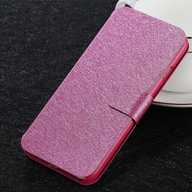 For ZTE Blade V10 Vita Case Cover Flip Case Original ZTE Blade V 10 Vita PU Leather Stand Wallet Telephone Funda Capa Coque Bag: CS Rose