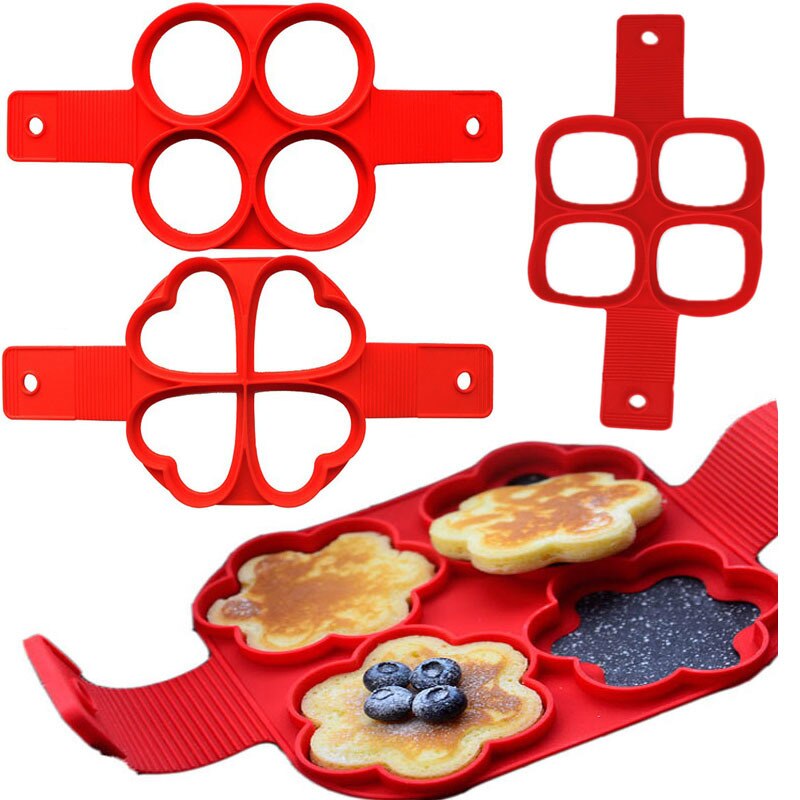 Stampo per pancake per uova stampo per uova in silicone stampi per frittate per uova fritte per cucina
